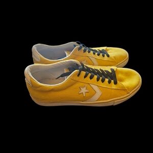 Yellow unisex converse All Star shoes